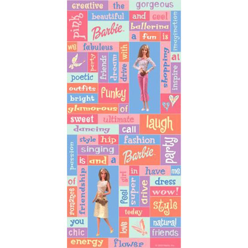 Barbie Words Sticker, SandyLion image 0