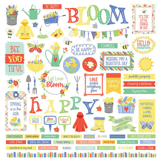 Showers & Flowers Element Sticker - PhotoPlay image 0