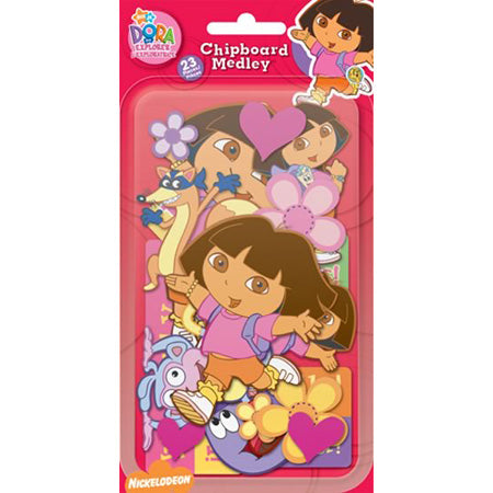 Dora and Friends Chipboard Medley, SandyLion image 0