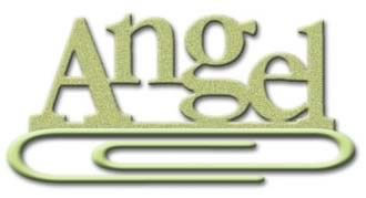 Angel Jumbo Paper Clip - Carolees Creation/Adornit image 0