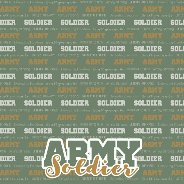 Army Active Duty Paper - Scrapbook Customs image 0