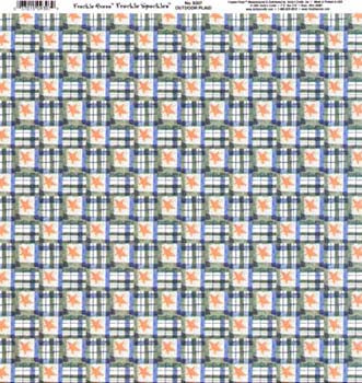 Freckle Speckles Outdoor Plaid Paper by Freckle Press image 0