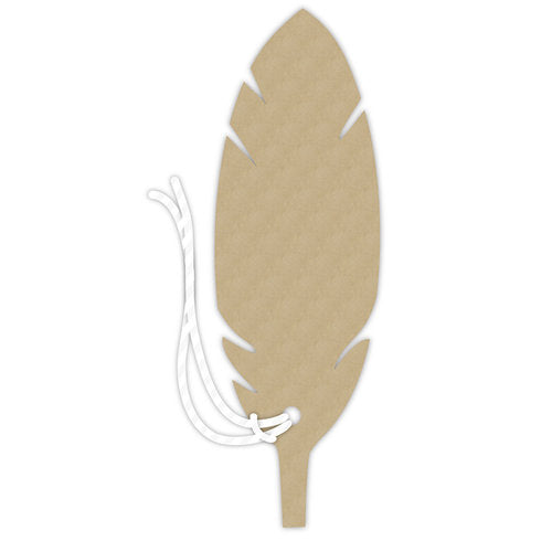 Kraft Feather Tags - Jillibean Soup image 1