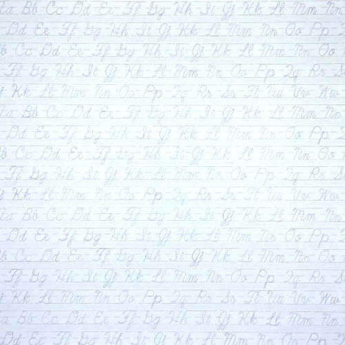 Alphabet Paper Sheet, Carolees Creation image 0
