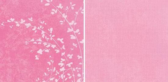 Droopy Vines Double-Sided Paper/Rose Colored Glasses Collection- G.C.D Studios image 0